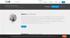 Desktop Screenshot of biketowork.co.uk